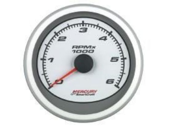 Picture of Mercury-Mercruiser 79-879904K11 TACHOMETER, 0-6000 RPM (White)